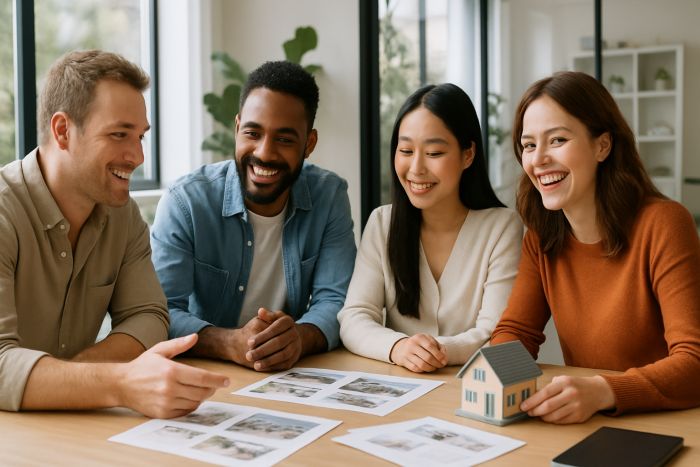 Supportive real estate team